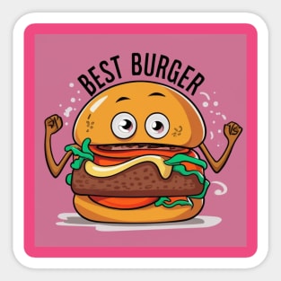 Best Burger Sticker